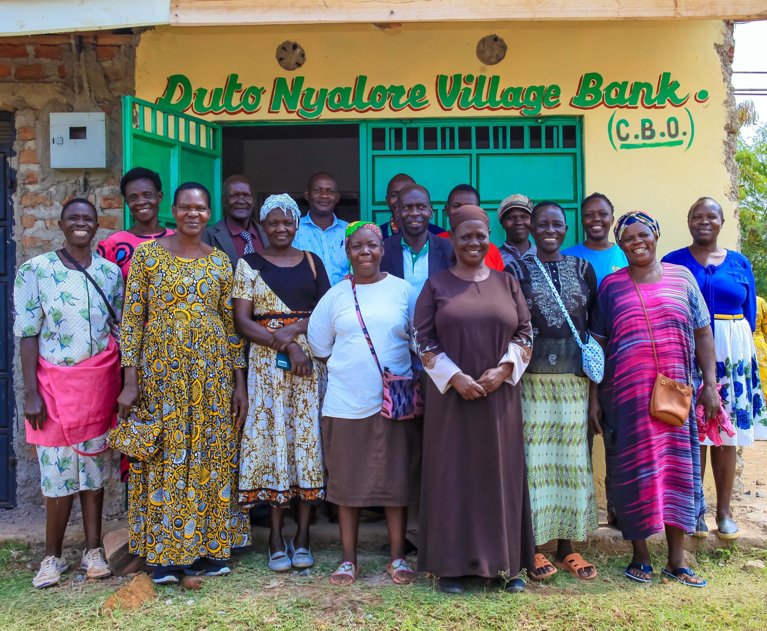 Women's group at work in a value-addition or savings group