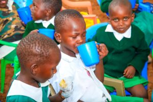 Daily porridge; School Feeding