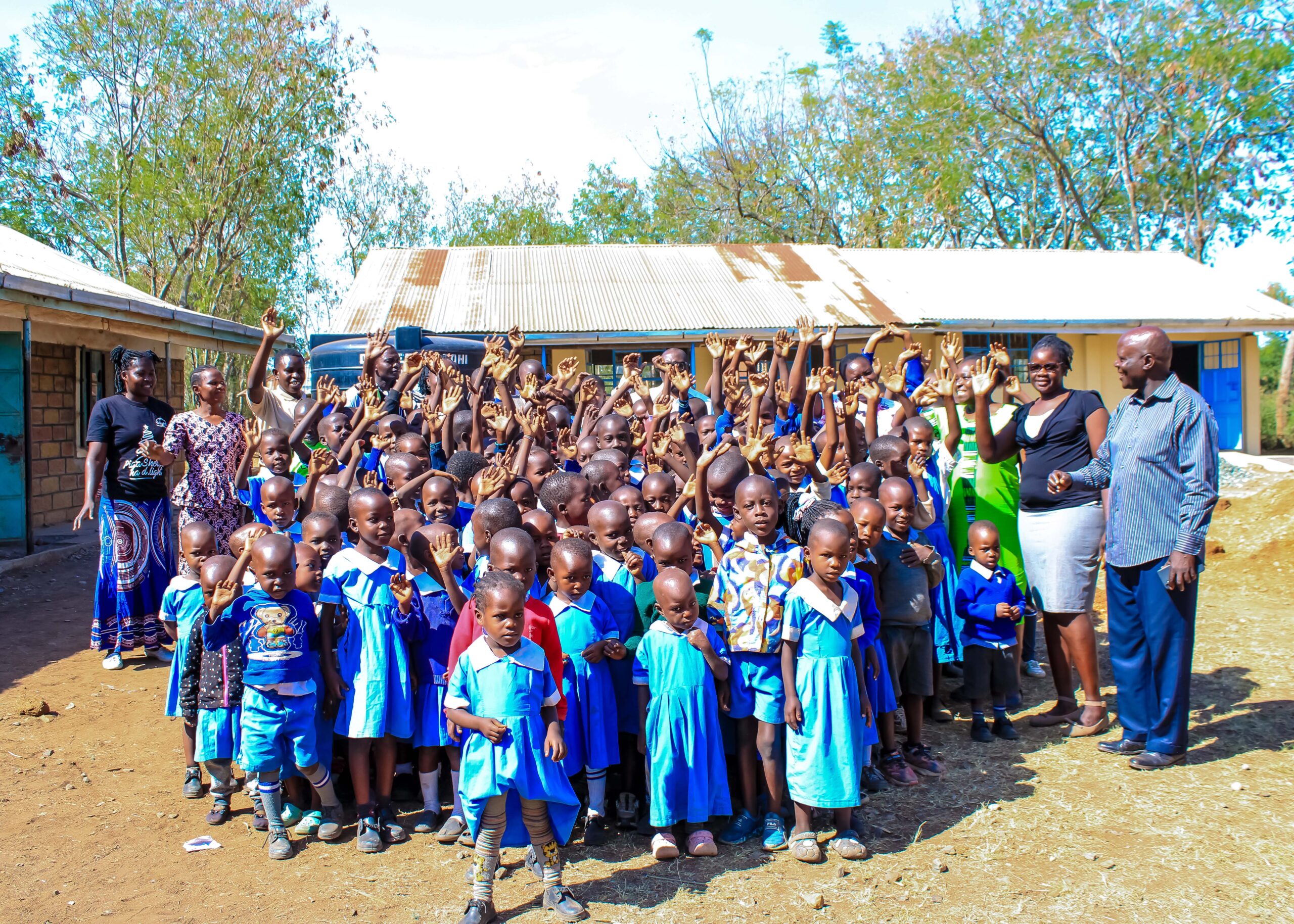 Scholarship students in the classroom